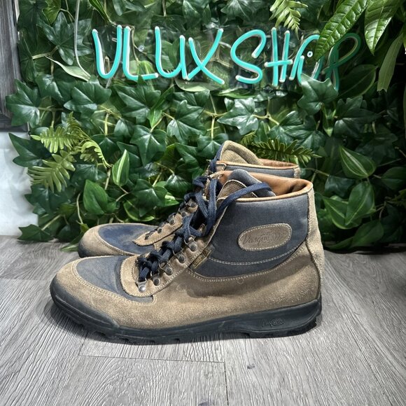 Vasque Boots GoreTex 7533 Hiking Vintage Boots Men Size 13 Made In Italy Skywalk - Picture 4 of 11